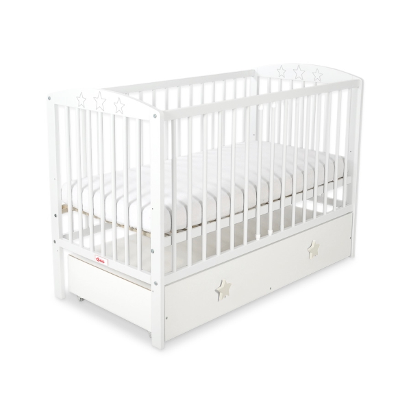 Letto Bebè 120x60cm con Cassetto Maxi Stelle
