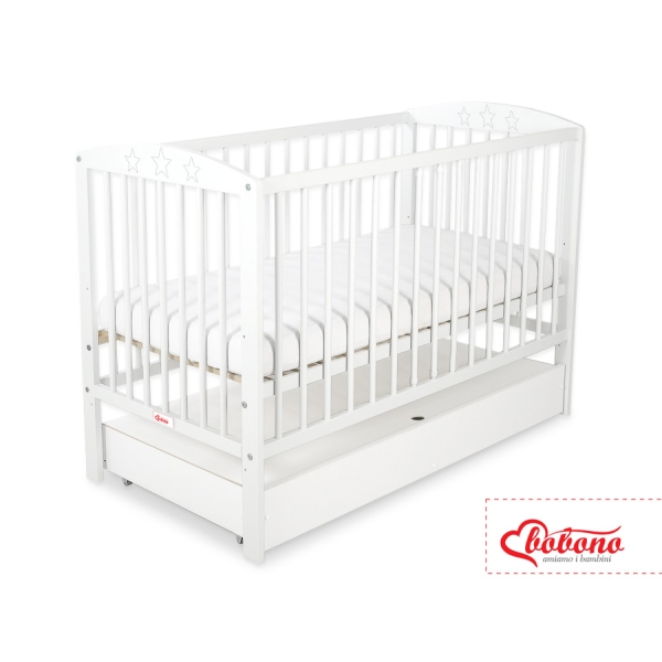 Letto Bebè 120x60cm con Cassetto Standard Stelle