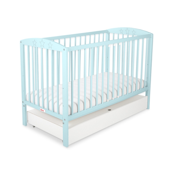 Letto Bebè 120x60cm con Cassetto Standard Stelle