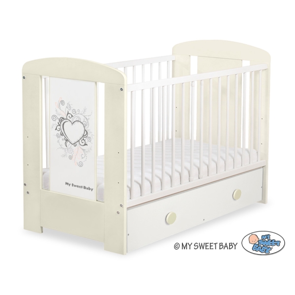 Letto Bebè con Cassetto 120x60cm Maxi