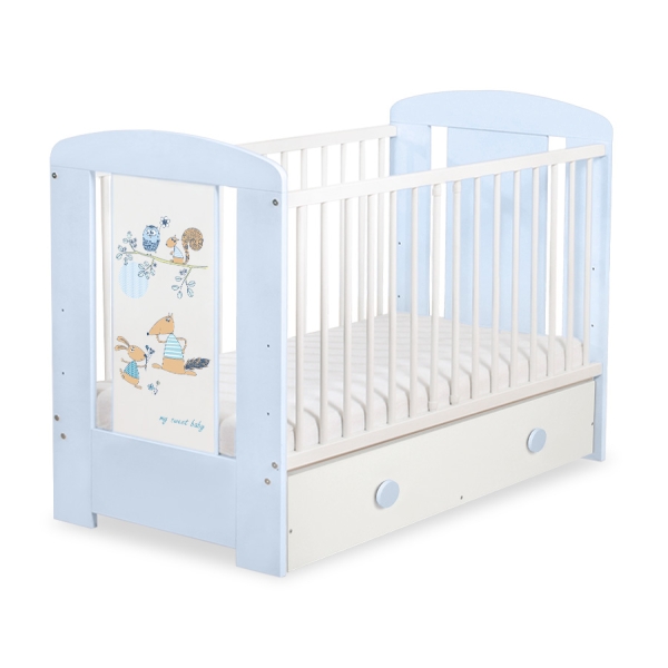 Lettino neonato con Cassetto 120x60cm Maxi