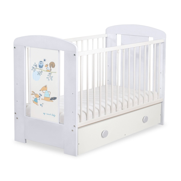 Lettino neonato con Cassetto 120x60cm Maxi