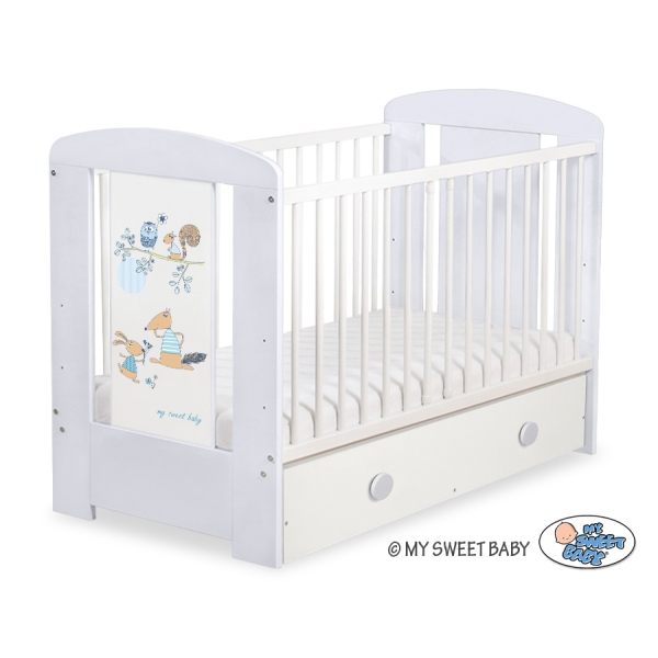 Lettino neonato con Cassetto 120x60cm Maxi