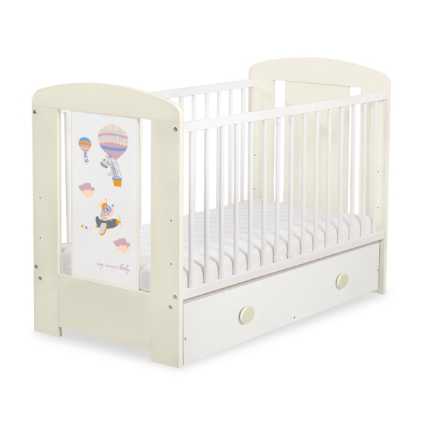 Lettino neonato con Cassetto 120x60cm Maxi
