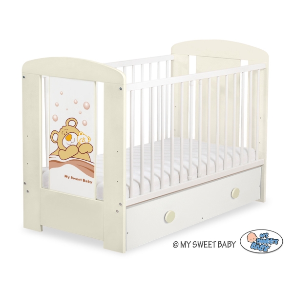 Letto Bebè con Cassetto 120x60cm Maxi Barnaba