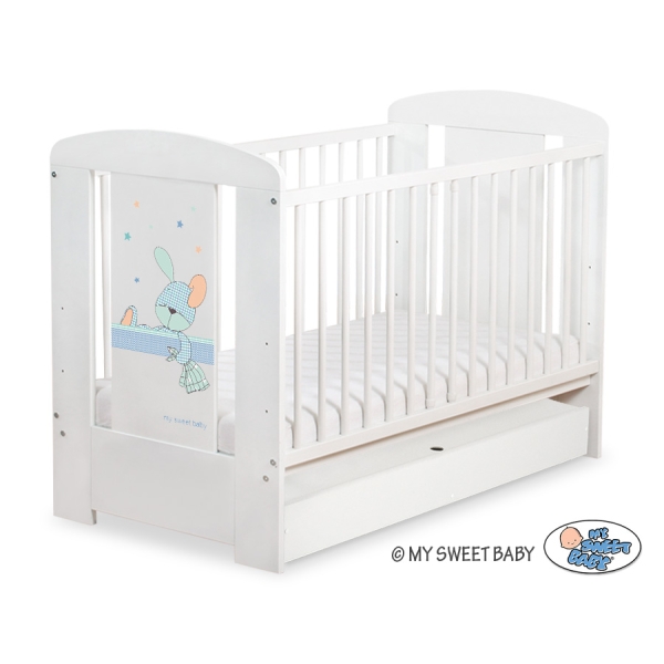 Lettino neonato con Cassetto 120x60cm Standard