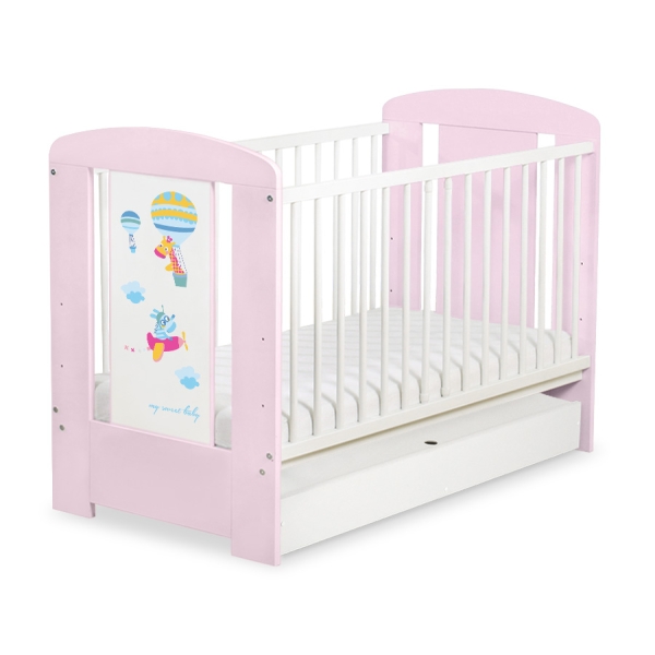 Lettino neonato con Cassetto 120x60cm Standard
