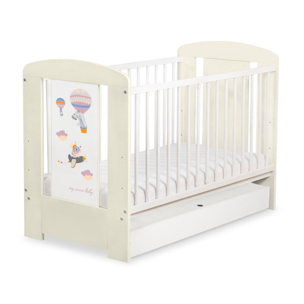 Lettino neonato con Cassetto 120x60cm Standard