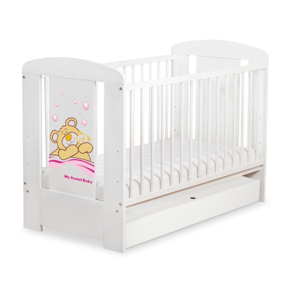 Letto Bebè con Cassetto 120x60cm Standard Barnaba
