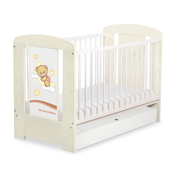 Letto Bebè con Cassetto 120x60cm Standard Notte