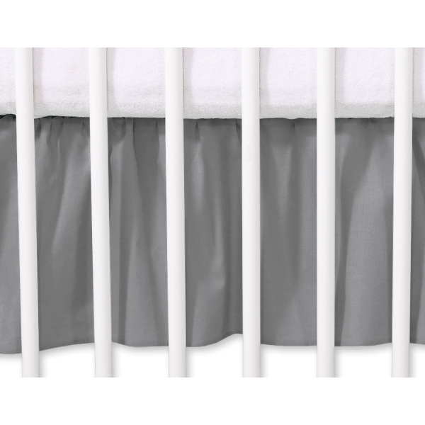 Mantovana per Lettino e Culla 70x140cm Antracite Cuori