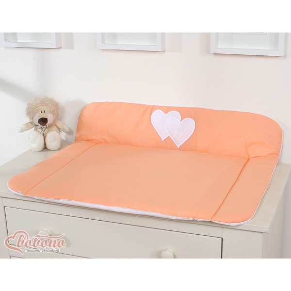 Materassino per Cambio Pannolino Arancio Cuori