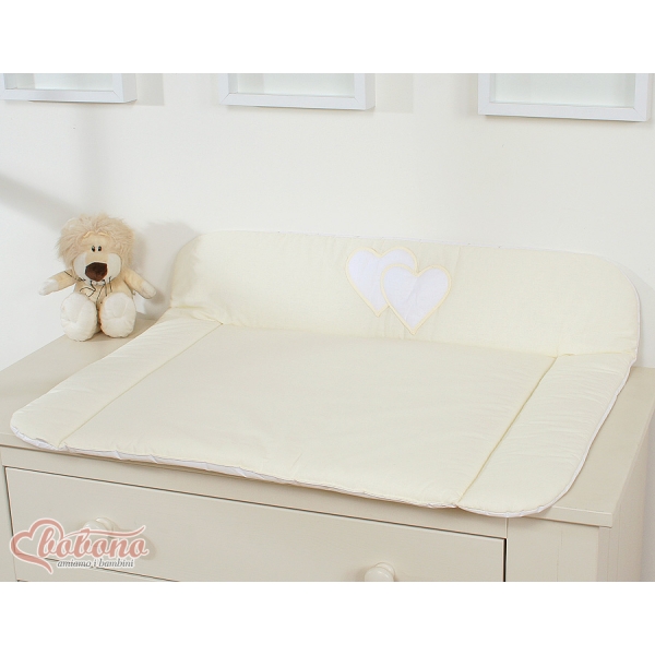 Materassino per Fasciatoio Creme Cuori