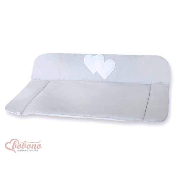 Materassino Soffice Grigio Cuori