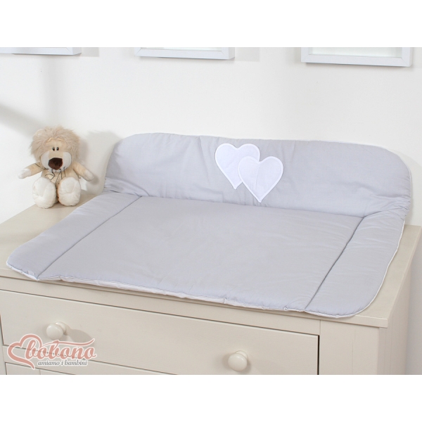 Materassino Soffice Grigio Cuori