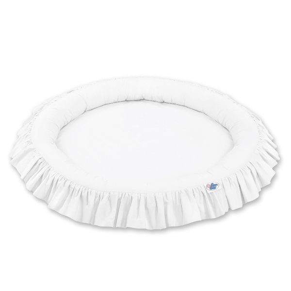Nido con Balze per Tenda Cameretta Dei Bambini Bianca