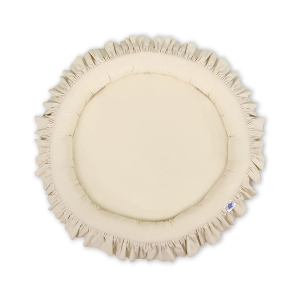 Nido con Balze per Tenda da Appendere al Soffitto Beige