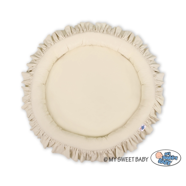Nido con Balze per Tenda da Appendere al Soffitto Beige