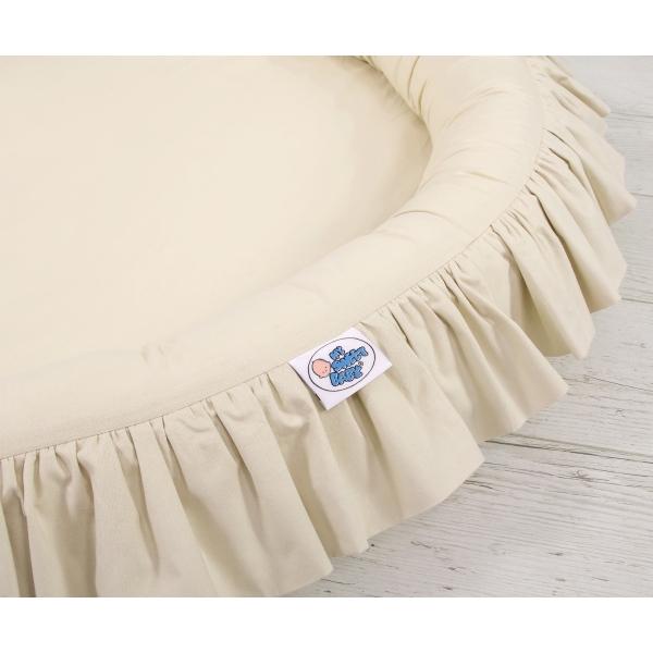 Nido con Balze per Tenda da Appendere al Soffitto Beige