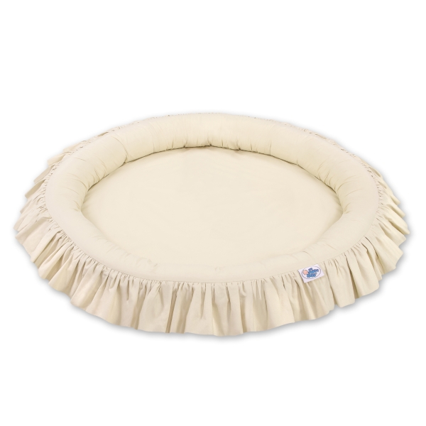 Nido con Balze per Tenda da Appendere al Soffitto Beige