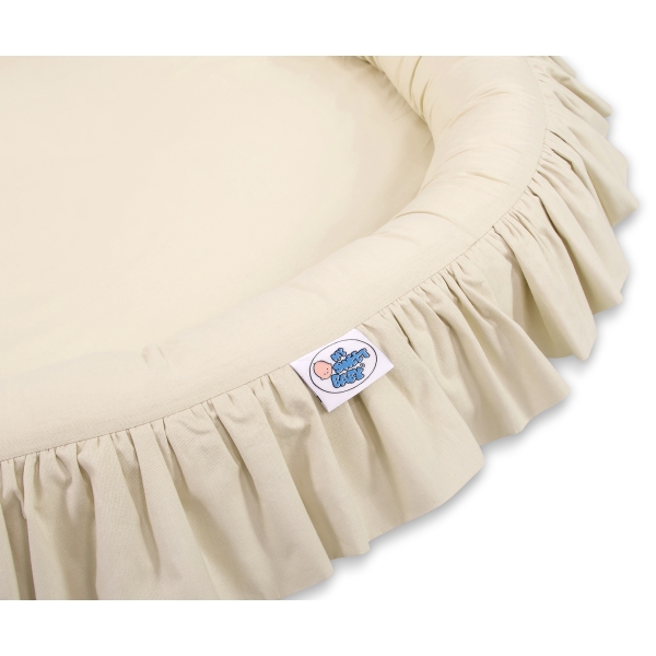 Nido con Balze per Tenda da Appendere al Soffitto Beige