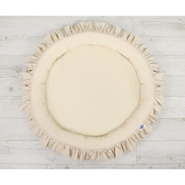 Nido con Balze per Tenda da Appendere al Soffitto Beige