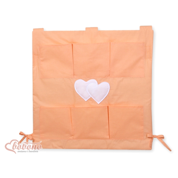 Organizer per Cameretta Dei Bambini Arancio Cuori