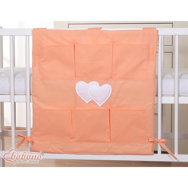 Organizer per Cameretta Dei Bambini Arancio Cuori