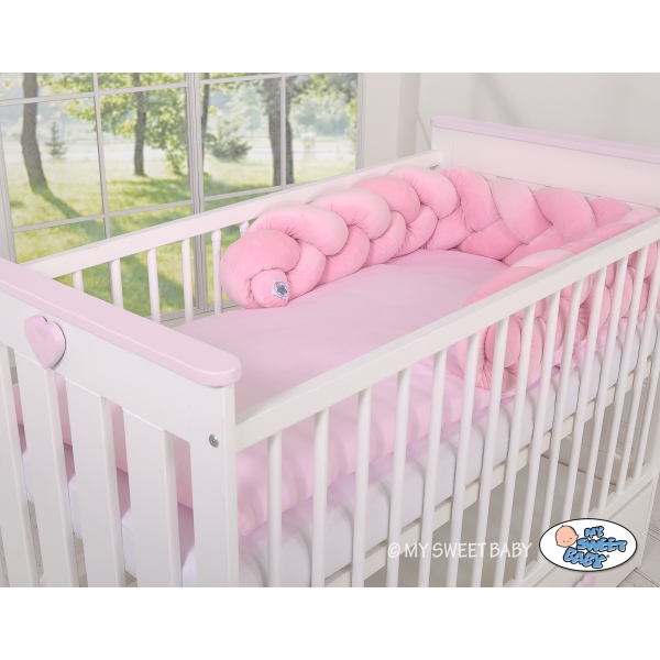 Paracolpi Intrecciato 180cm Rosa per Ragazze