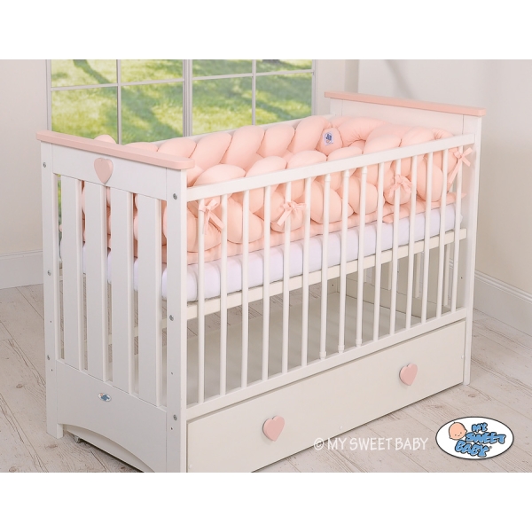 Paracolpi Intrecciato Extra Spesso 3.6 Metri Rosa Cipria