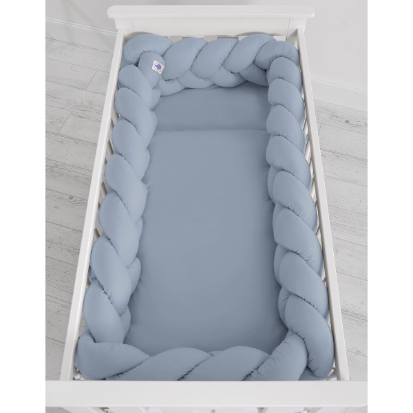 Paracolpi per Lettino 4 Lati Treccia 360cm