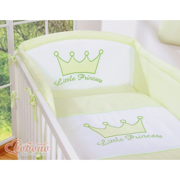 Paracolpi per Lettino Bimbo Verde Little Prince/Princess