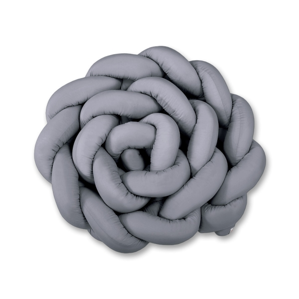 Paracolpi Treccia Lettino Extra Alto Grigio Antracite