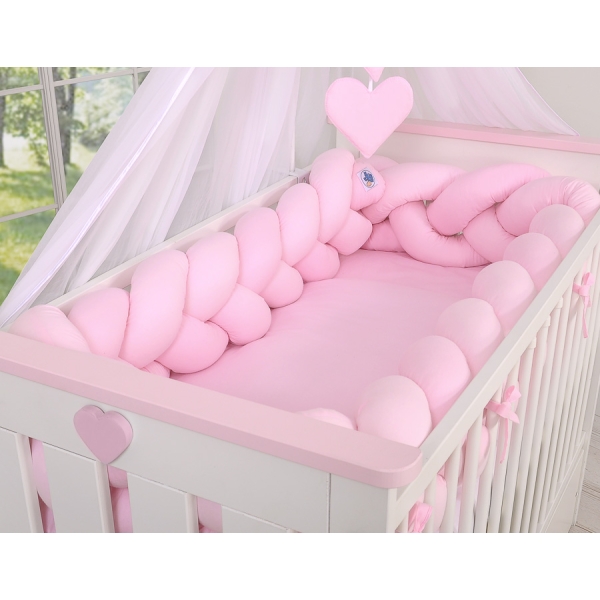 Treccia per lettino neonato Rosa per Ragazze