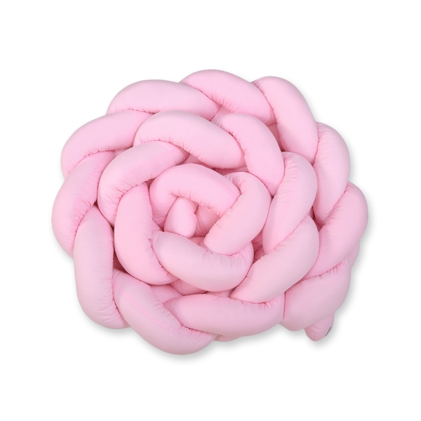 Paracolpi Treccia Lettino Extra Alto Rosa Rosa per Ragazze