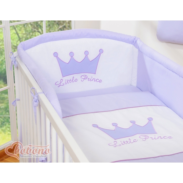 Paracolpi Universale per Lettino 60x120cm O 70x140cm Lilla Little Prince/Princess