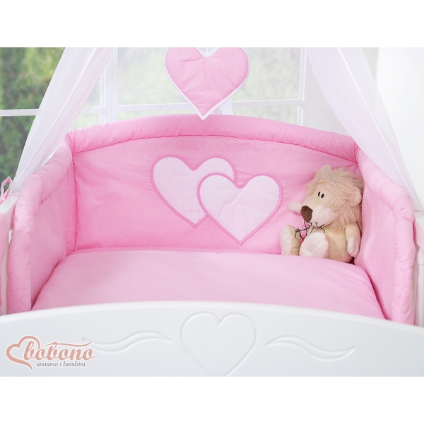 Paracolpi Universale per Lettino Rosa Cuori