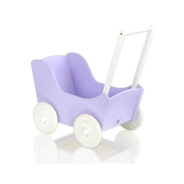 Passeggino per le Bambole Bianca Lilla