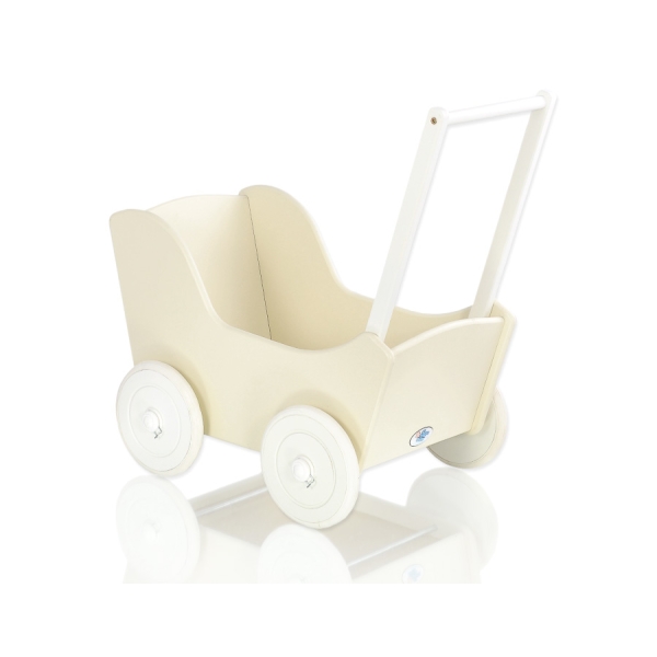 Passeggino per le Bambole Creme Bianca
