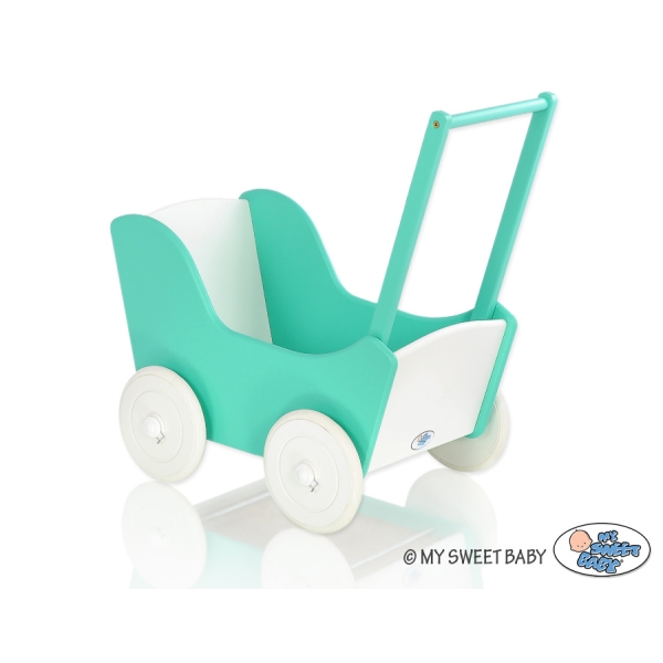 Passeggino per le Bambole Menta Bianca
