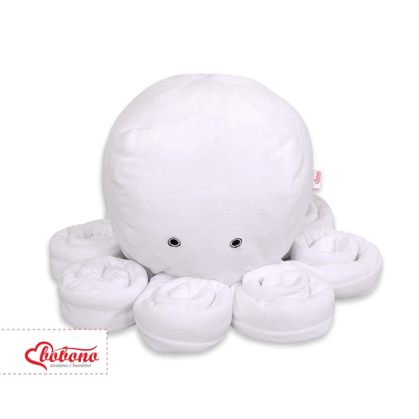 Peluche Polpo Coccolone con Sonaglio Bianca