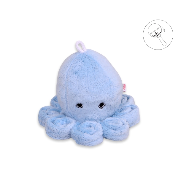Peluche Polpo Coccolone con Sonaglio Blu