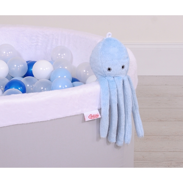 Peluche Polpo Coccolone con Sonaglio Blu