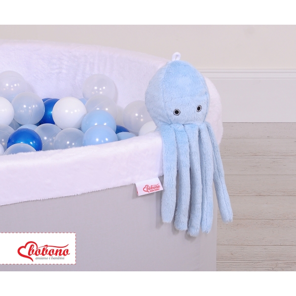 Peluche Polpo Coccolone con Sonaglio Blu