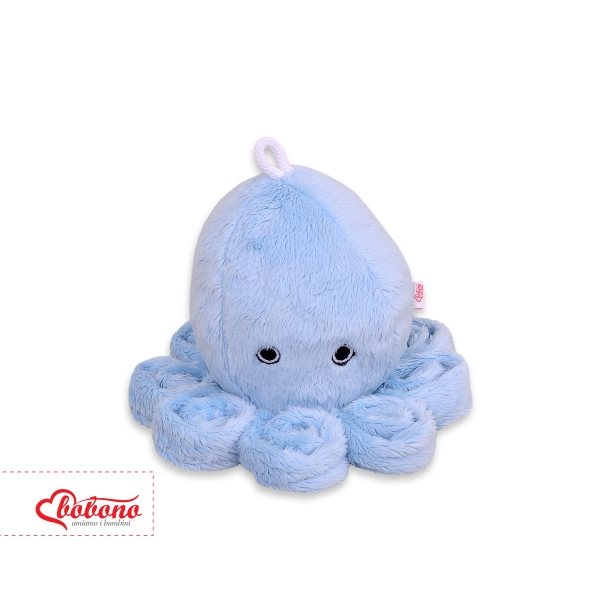 Peluche Polpo Coccolone con Sonaglio Blu