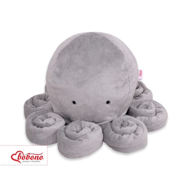 Peluche Polpo Coccolone con Sonaglio Grigio