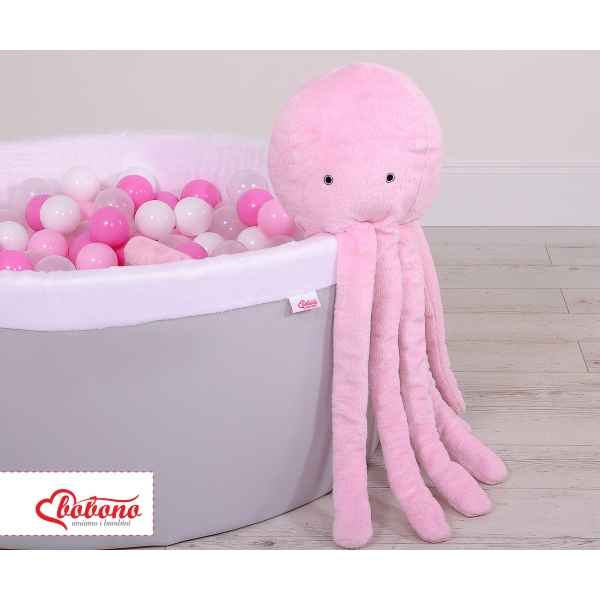 Peluche Polpo Coccolone con Sonaglio Rosa