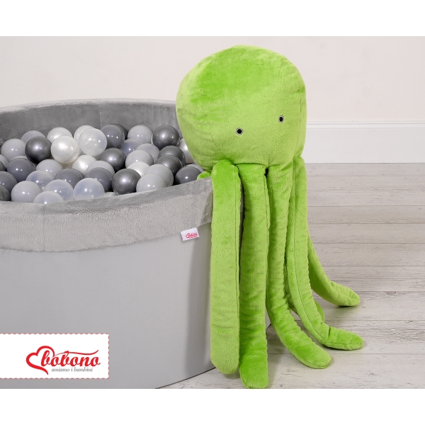 Peluche Polpo Coccolone con Sonaglio Verde