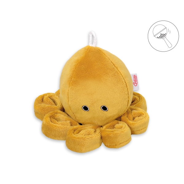 Peluche Polpo Coccolone per Neonati Giallo Miele
