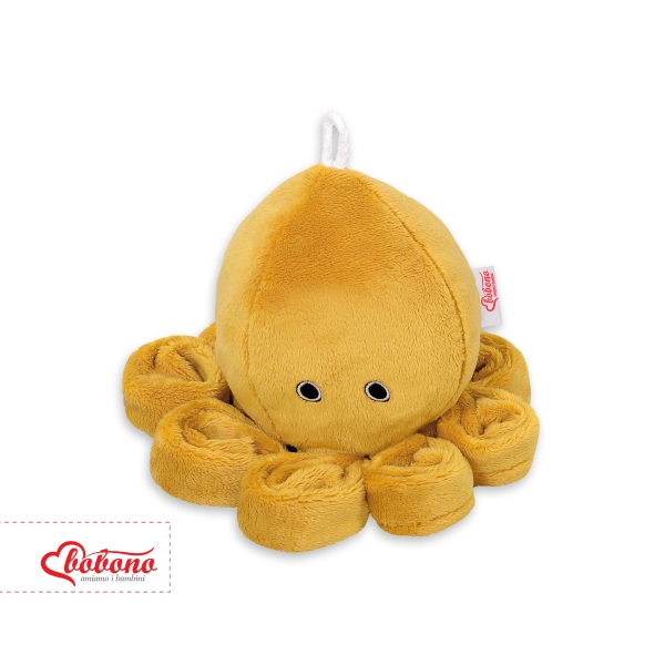Peluche Polpo Coccolone per Neonati Giallo Miele